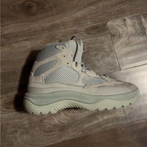 Light Gray High-Top Sneakers